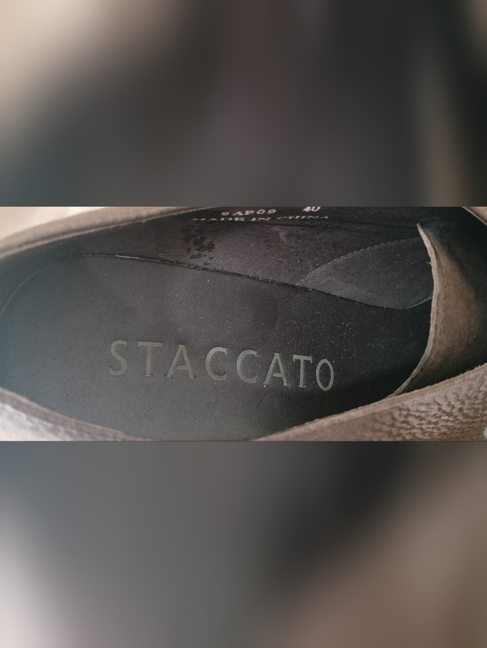Staccato Women's Brown Suede Wedge Heel Lace Up Oxford. Size 40/US 9 - Picture 3 of 8